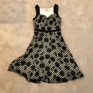 Ruby Belle Black and Cream Sundress Size 10 (UK)